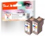 318787 - Peach Twin Pack Print-head colour, compatible with Canon CL-41C*2, 0617B001