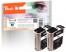 318798 - Peach Twin Pack Ink Cartridge black compatible with HP No. 88XL bk*2, C9396AE*2